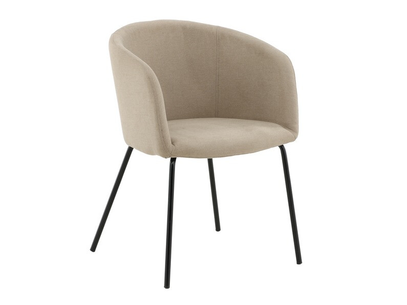 Set sala da pranzo Dallas 2569 (Beige + Nero)
