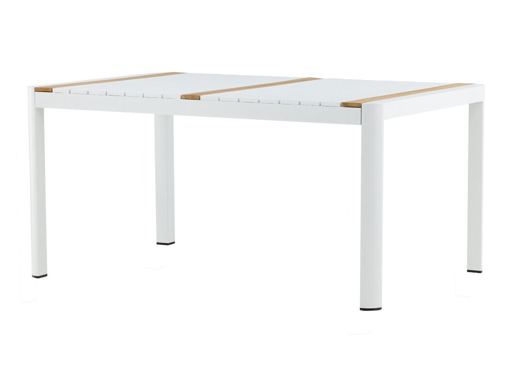 Tavolo e sedie set Dallas 4090 (Bianco + Marrone)