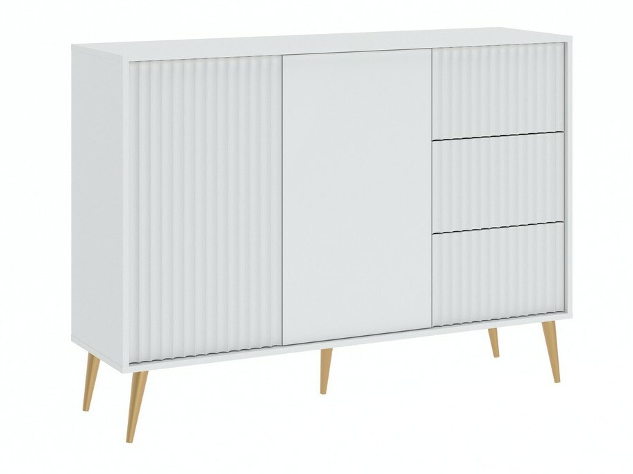 Cassettiera Cirferi 101 (Bianco + D'oro)