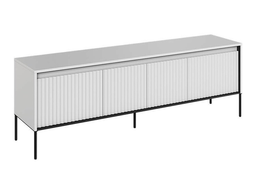 Mobile porta TV Fernolu 104 (Bianco + Nero)
