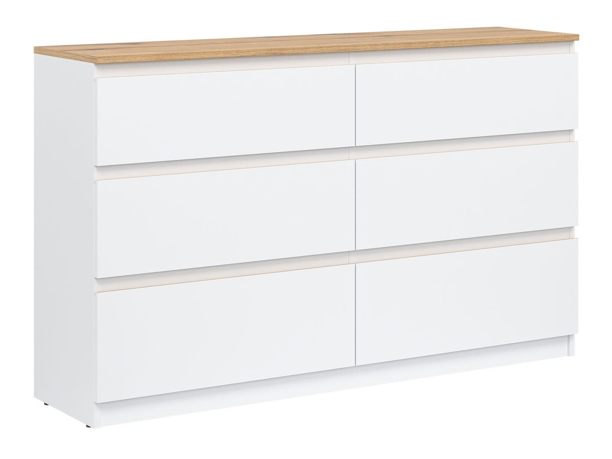 Cassettiera Catelbi 102 (Bianco + Quercia)