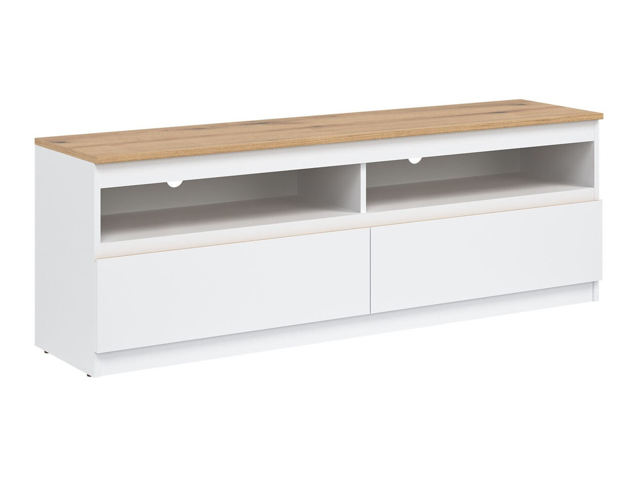 Mobile porta TV Catelbi 100 (Bianco + Quercia)