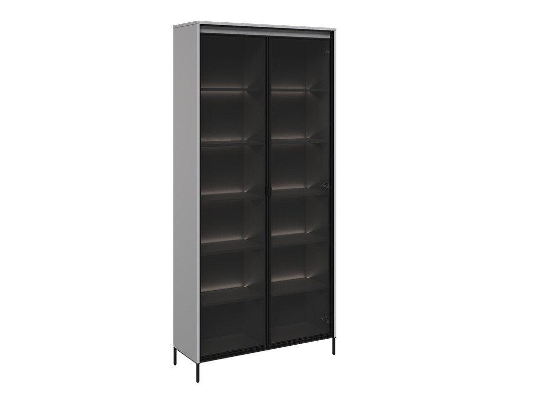 Scaffale Fernolu 106 (Grigio + Nero)