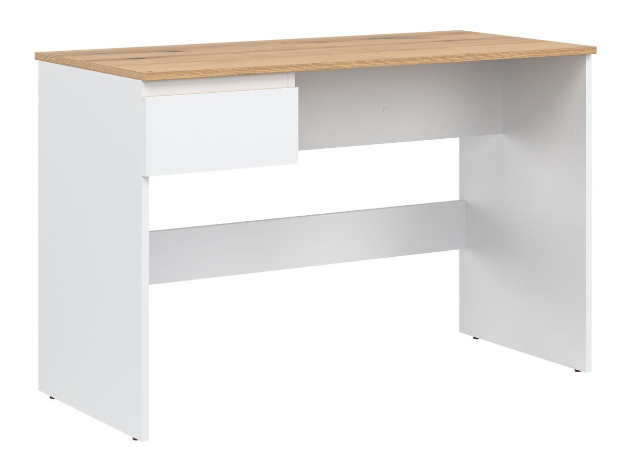 Scrivania da ufficio Catelbi 112 (Bianco + Quercia)