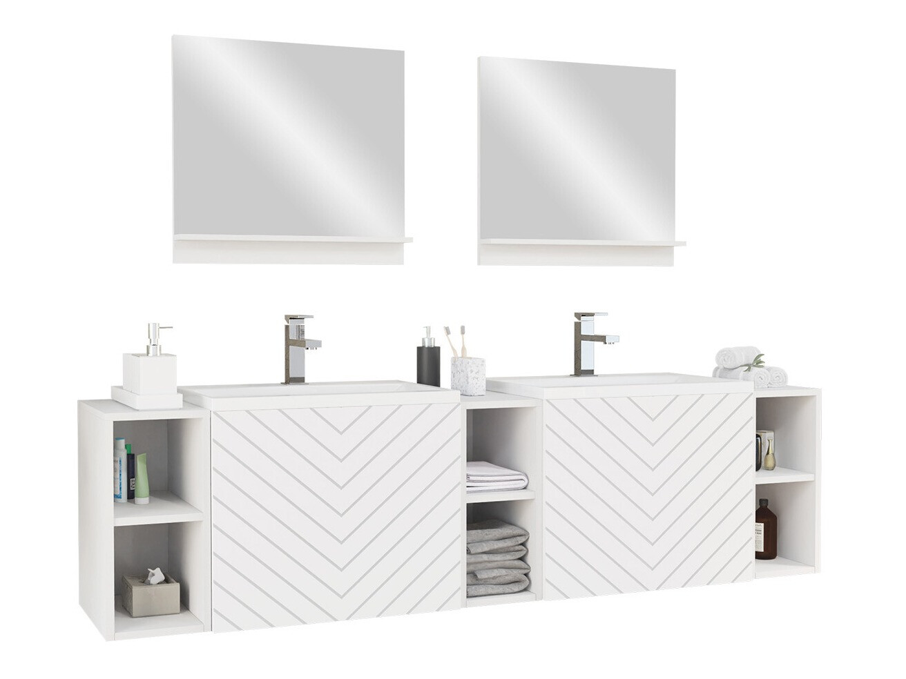 Set bagno Comfivo Delphinus IV (Bianco)