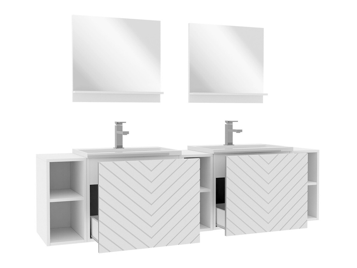 Set bagno Comfivo Delphinus IV (Bianco)