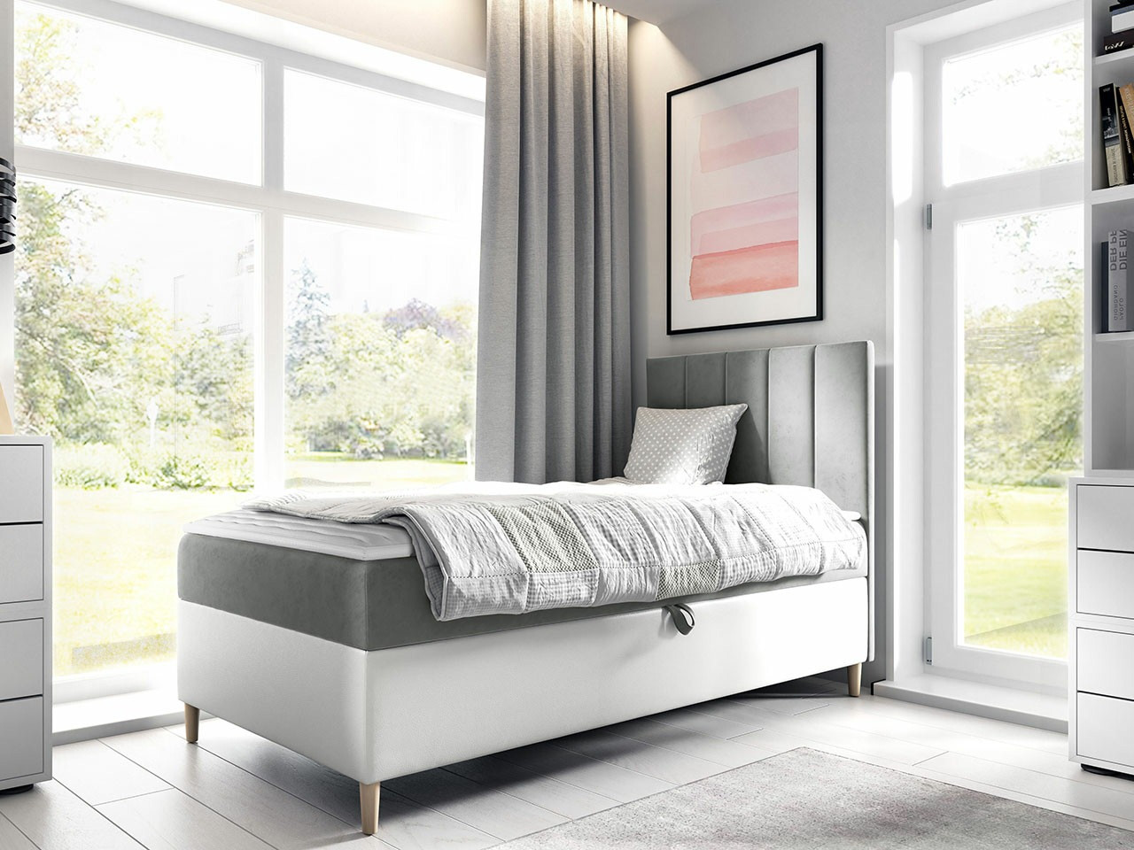 Letto continentale Lucus VI (Soft 017 + Fresh 14)