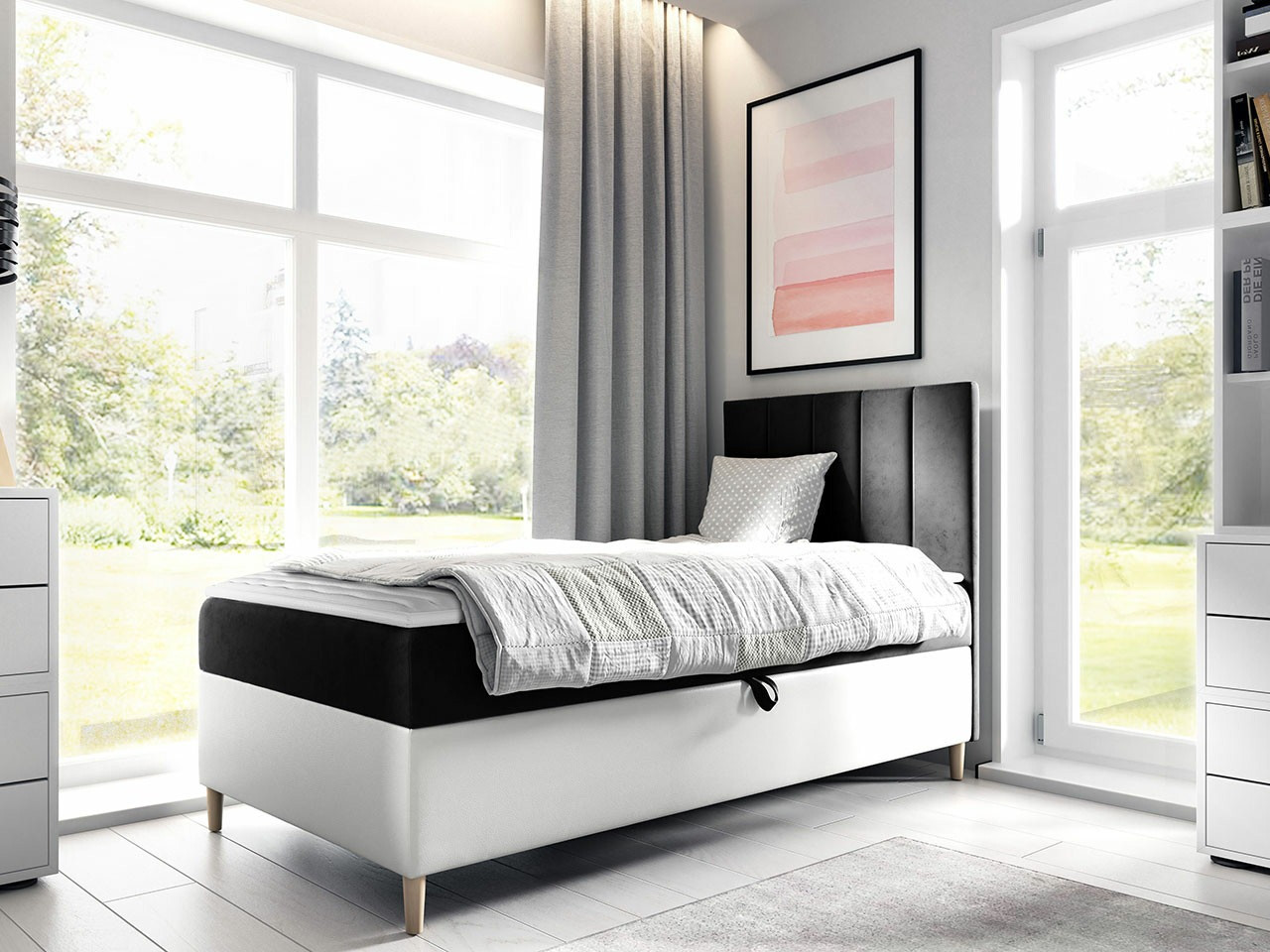 Letto continentale Lucus VI (Soft 017 + Fresh 17)