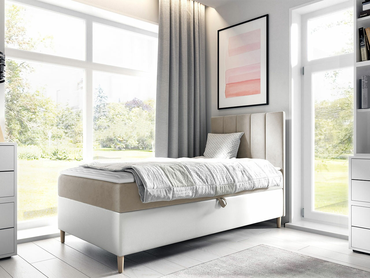 Letto continentale Lucus VI (Soft 017 + Fresh 1)