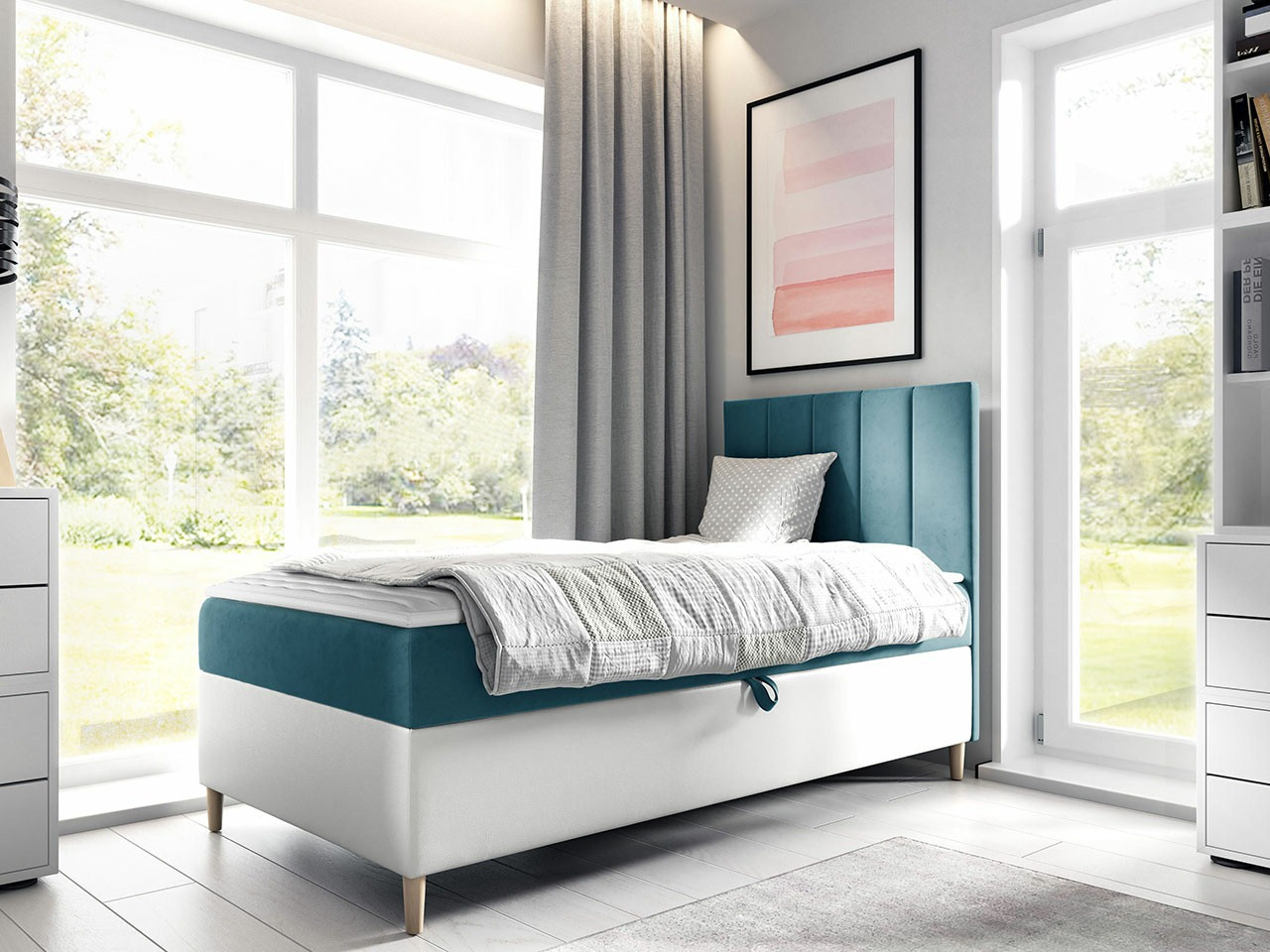 Letto continentale Lucus VI (Soft 017 + Fresh 34)