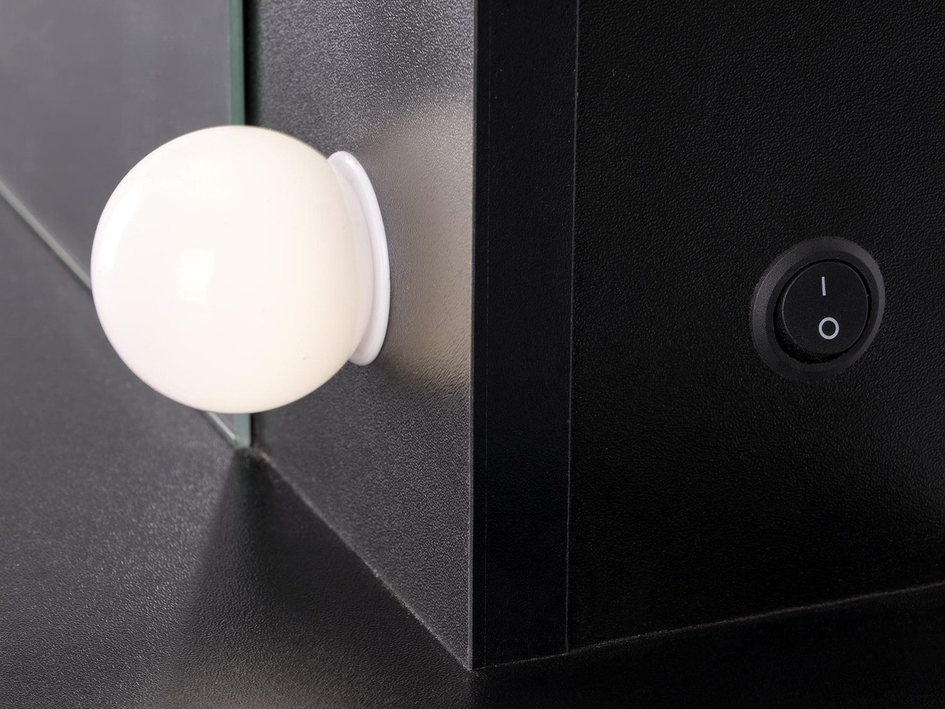 Specchiera Houston Gaudium I (Nero)