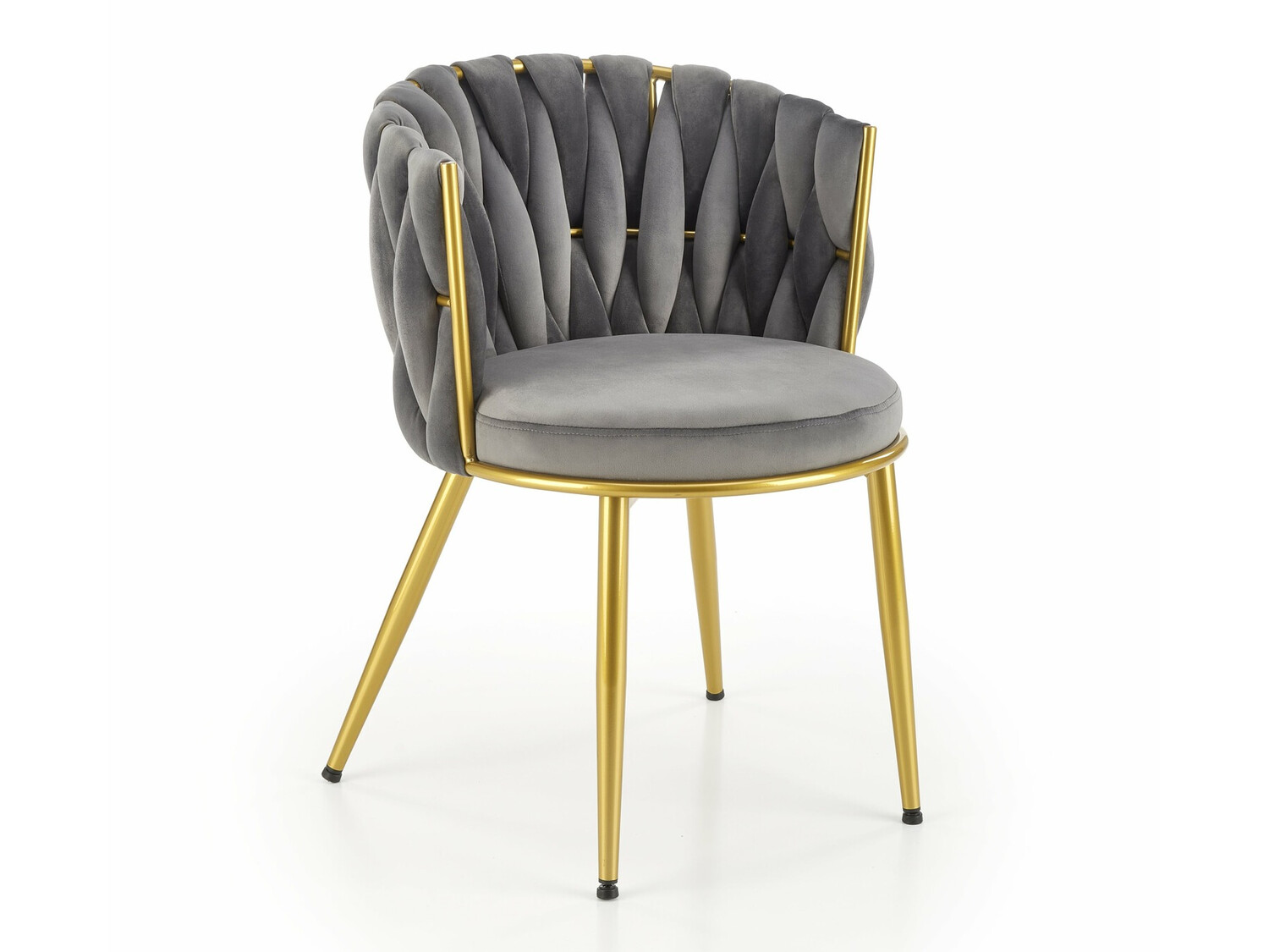 Sedia Houston 1506 (Grigio + D'oro)