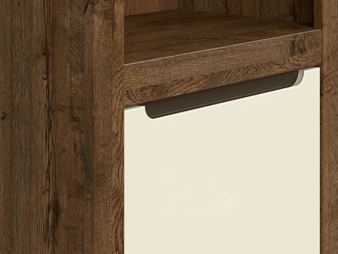 Armadio Ophevaru 109 (Crema lucida + April quercia)