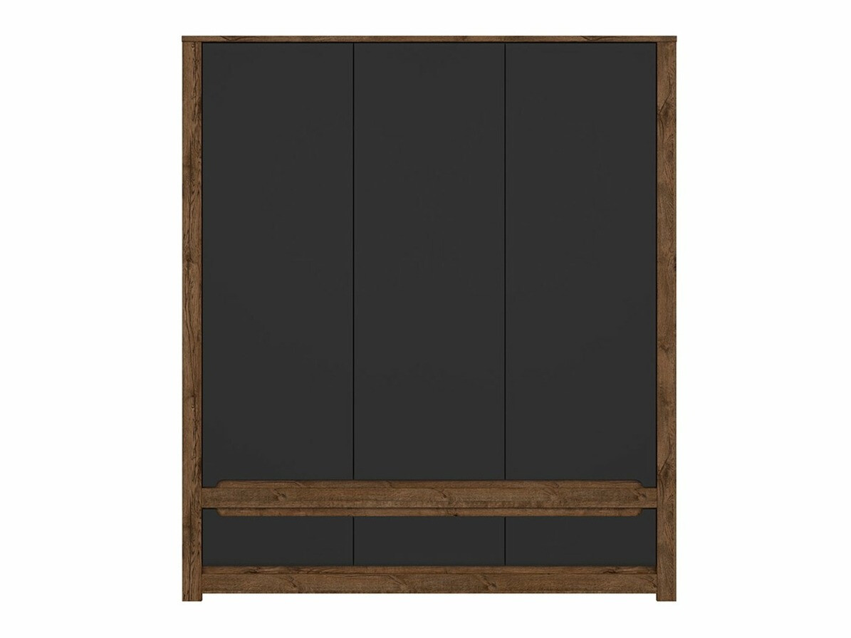 Armadio Ophevaru 119 (Nero opaco + April quercia)