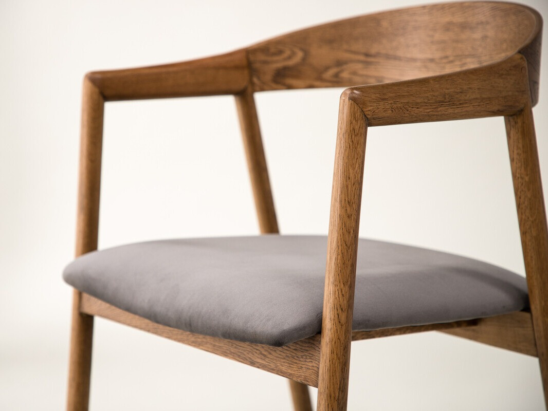 Sedia Dallas 4939 (Grigio + Marrone)