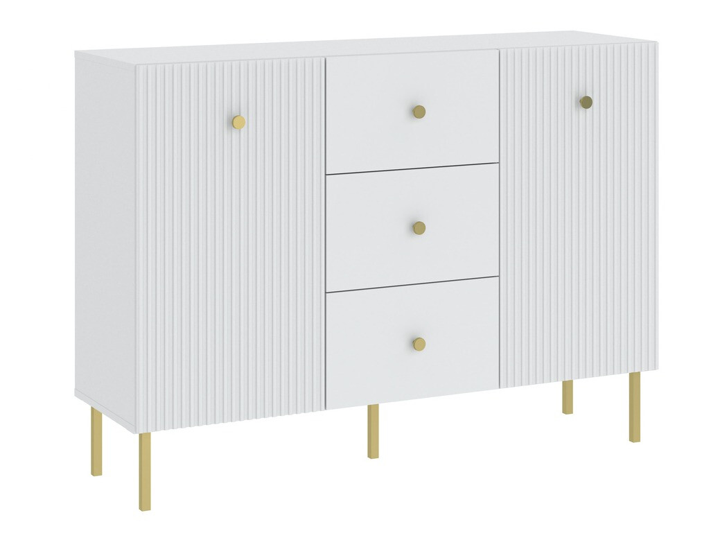 Cassettiera Etliva 101 (Bianco + D'oro)