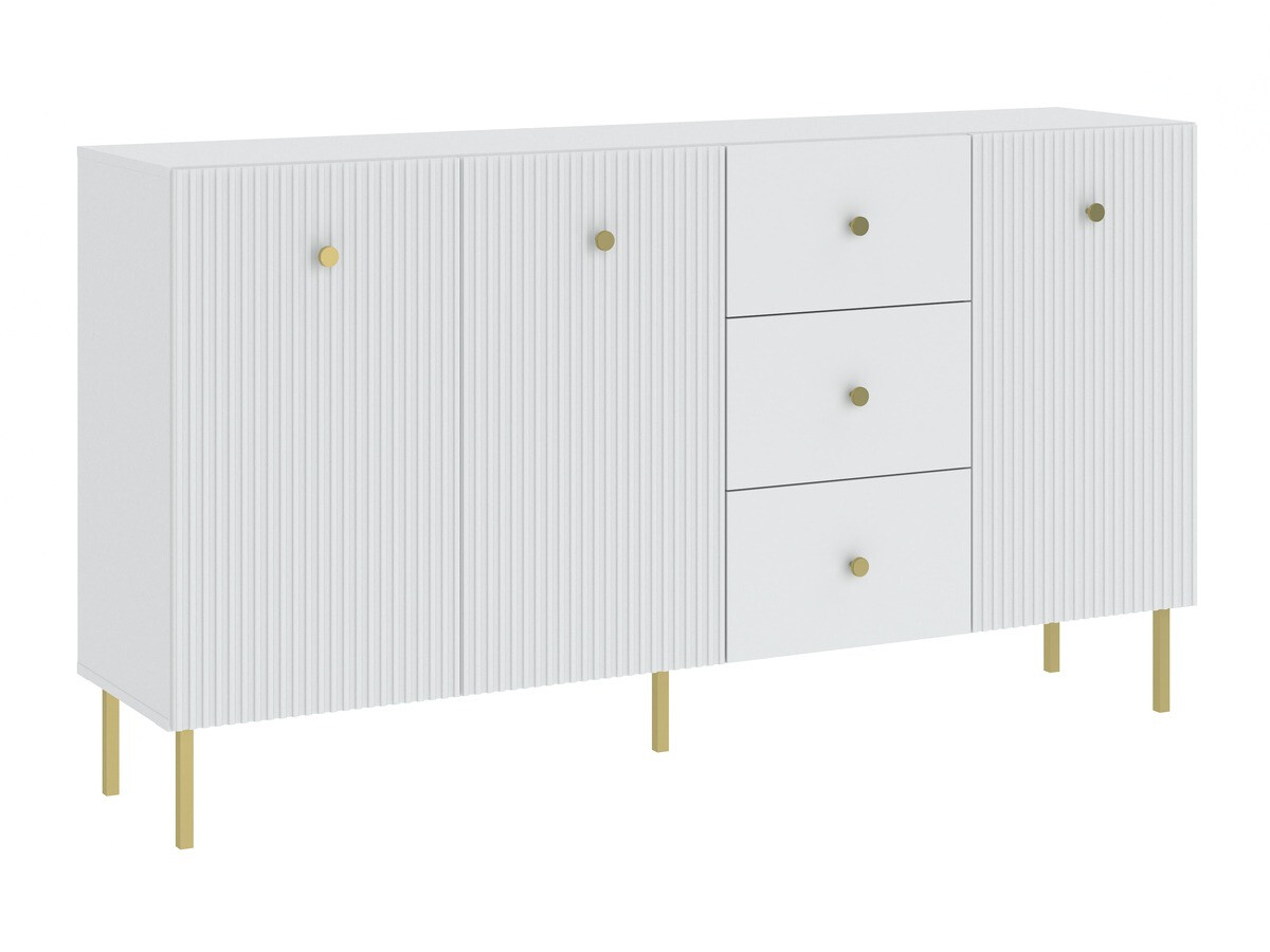 Cassettiera Etliva 102 (Bianco + D'oro)
