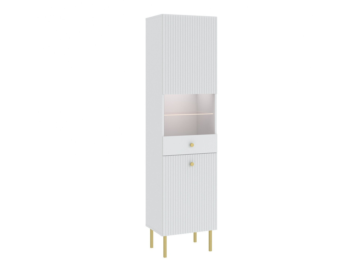 Scaffale Etliva 107 (Bianco + D'oro)
