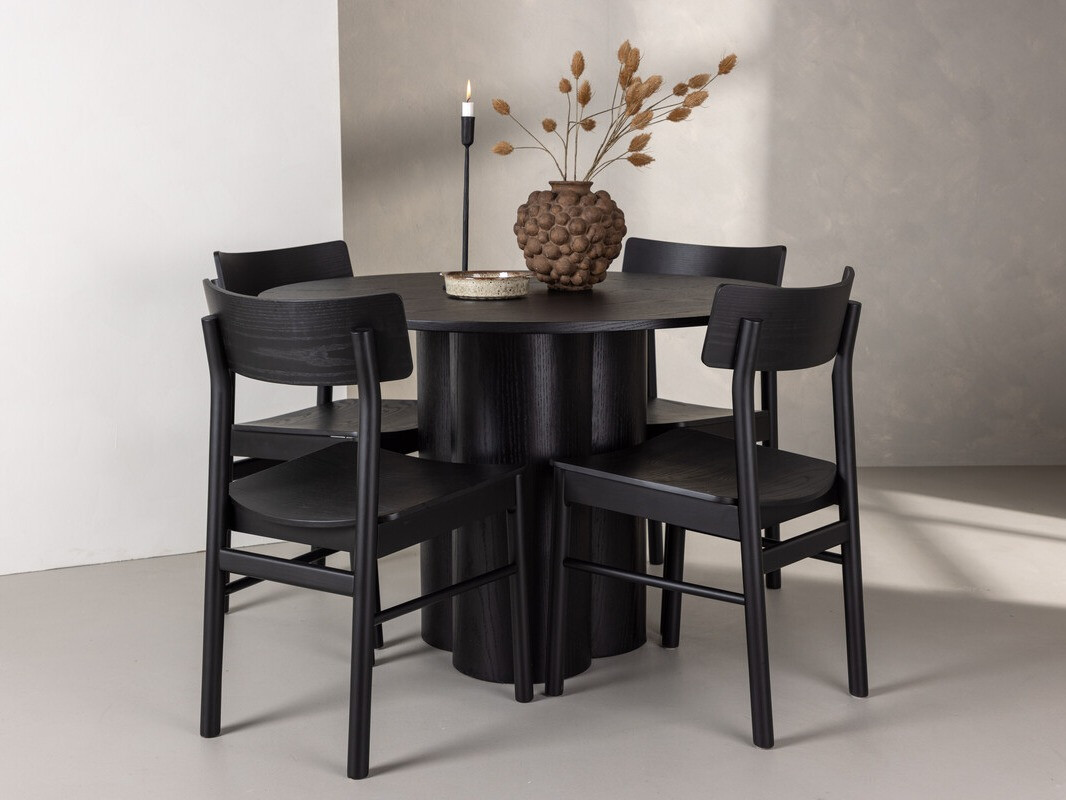 Set sala da pranzo Dallas 4152 (Nero)