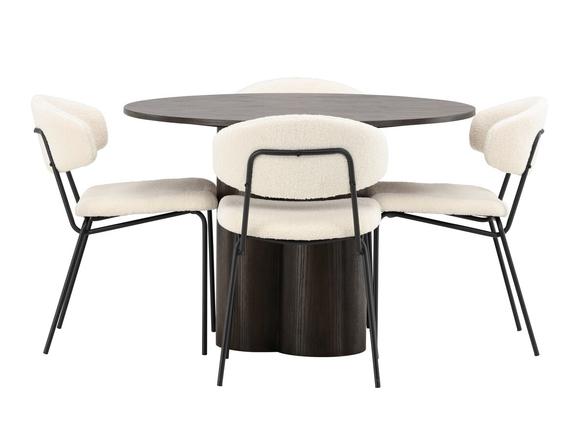 Set sala da pranzo Dallas 4151 (Marrone scuro)