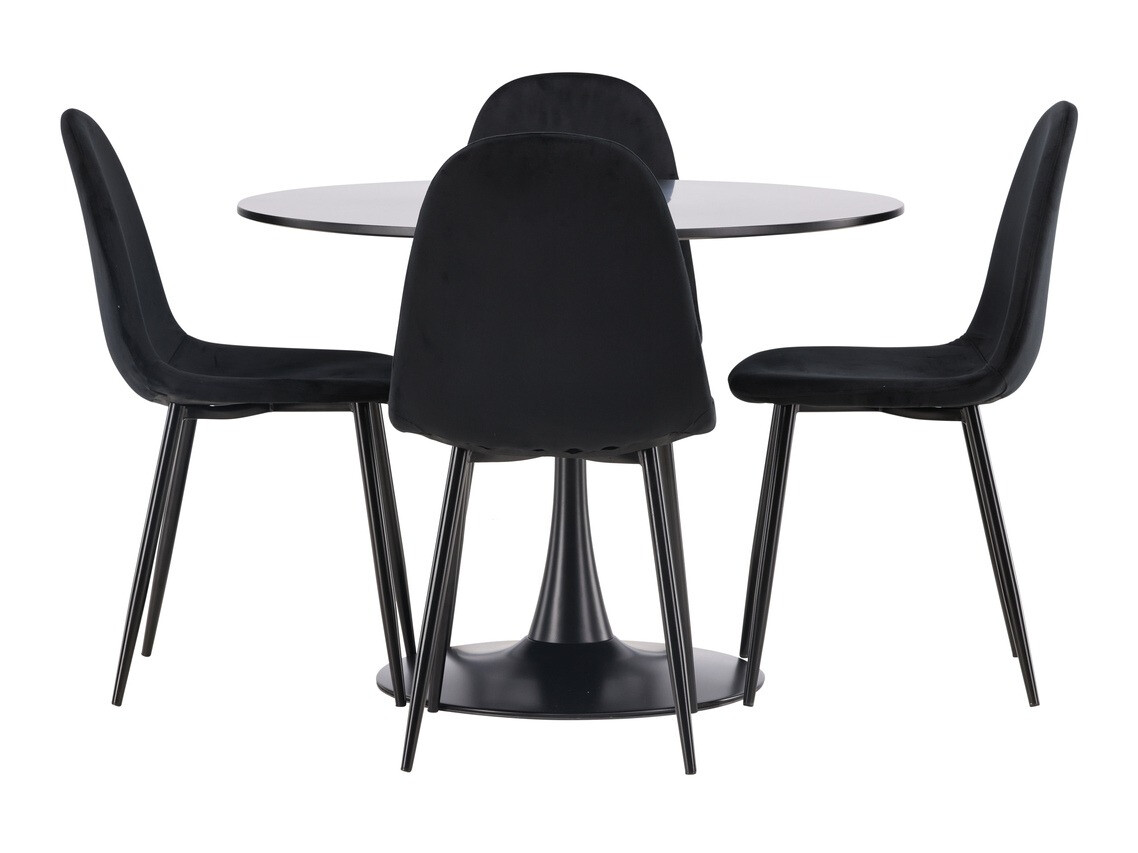 Set sala da pranzo Dallas 4163 (Nero)
