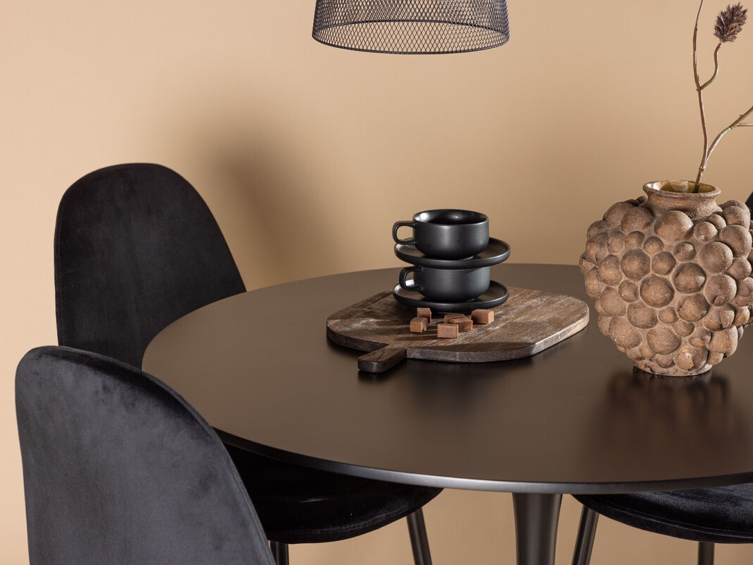 Set sala da pranzo Dallas 4163 (Nero)