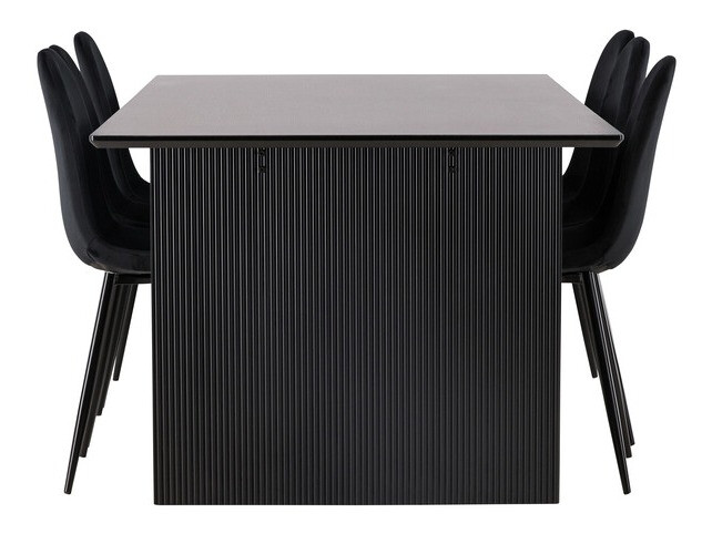 Set sala da pranzo Dallas 4185 (Nero)