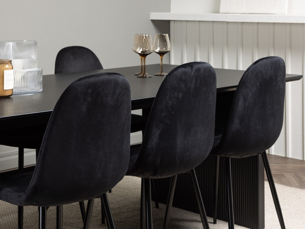 Set sala da pranzo Dallas 4185 (Nero)