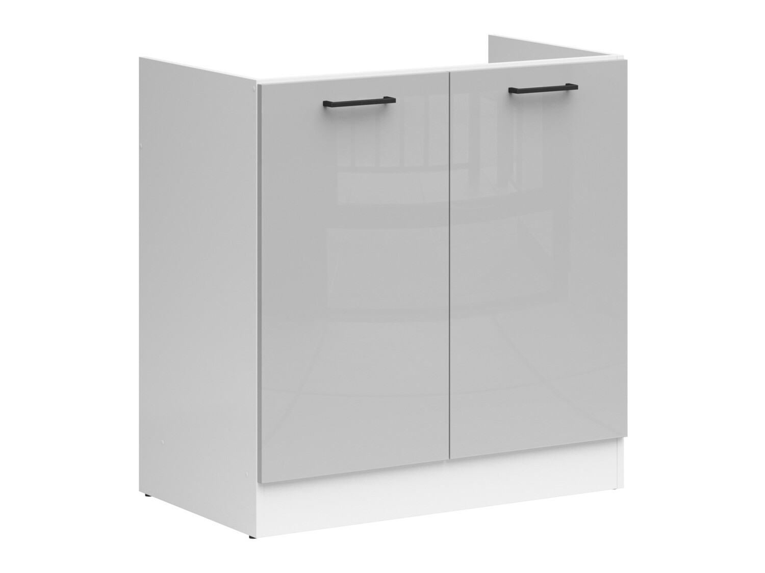 Mobile lavabo componibile con ante Line Grey 115