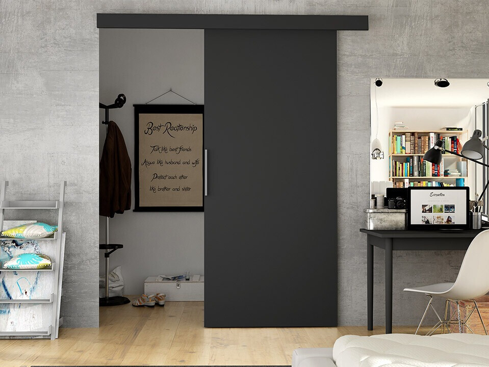 Porte scorrevoli Closico Portalis I (Nero)