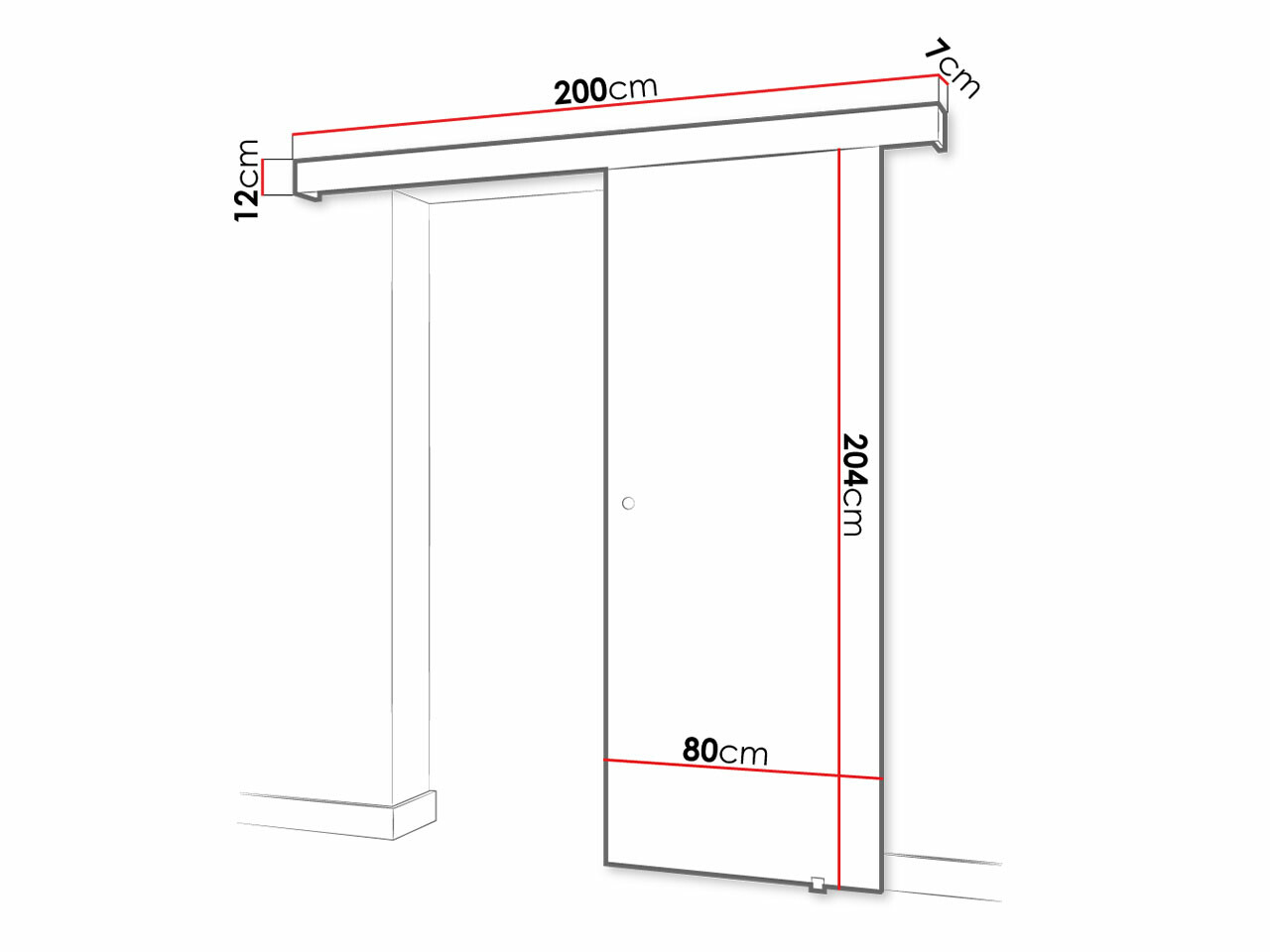 Porte scorrevoli Hartford 444 (Bianco)