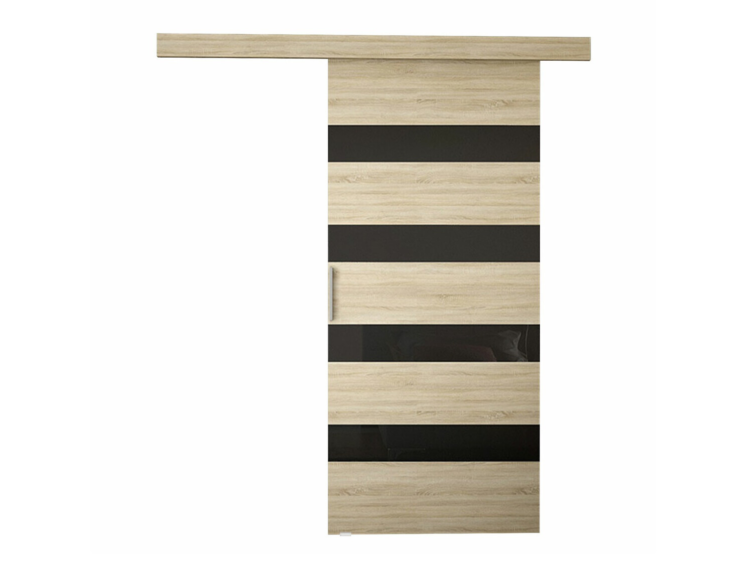 Porte scorrevoli Closico Fundus V (Sonoma quercia + Nero)