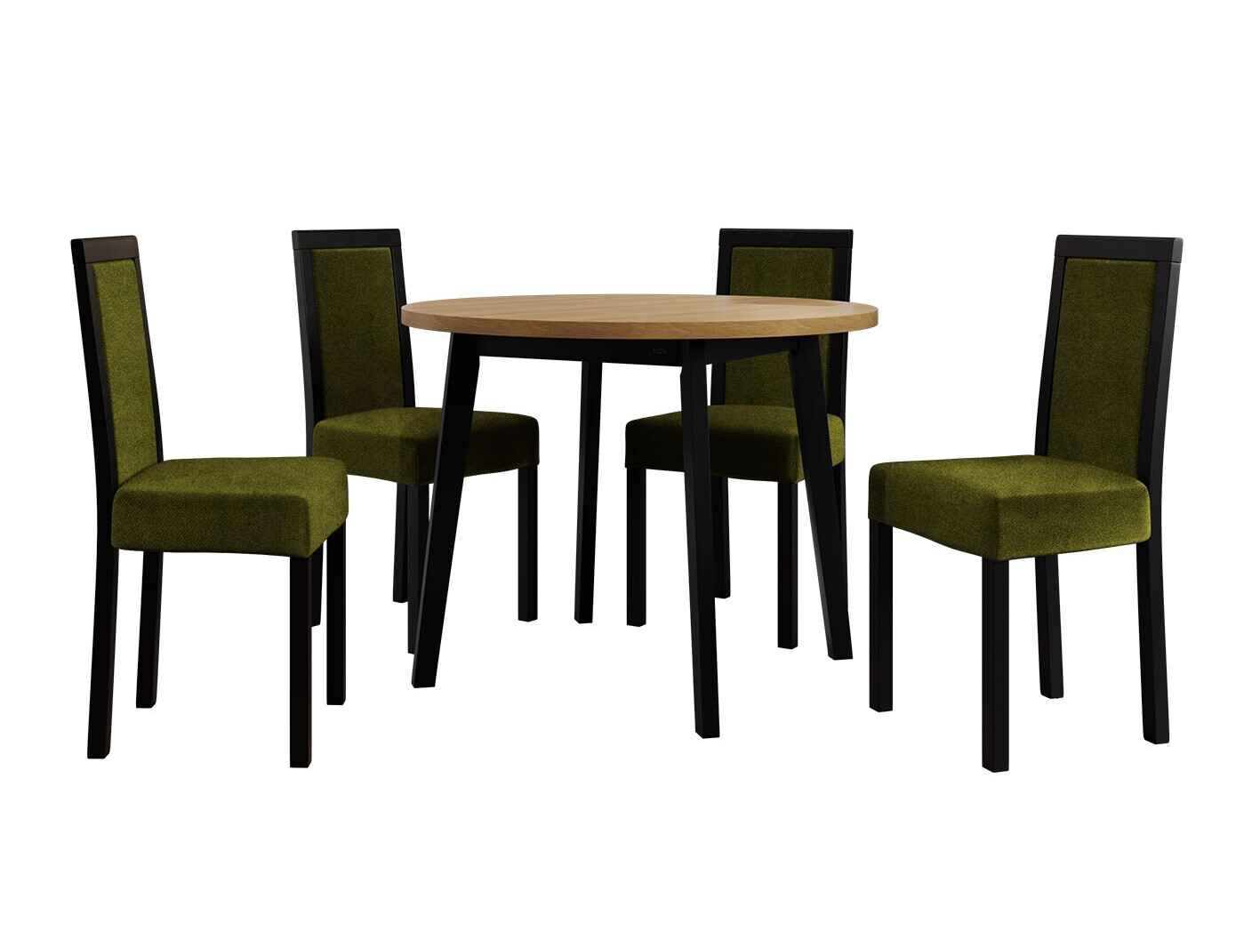 Set sala da pranzo Victorville 306 (Nero)