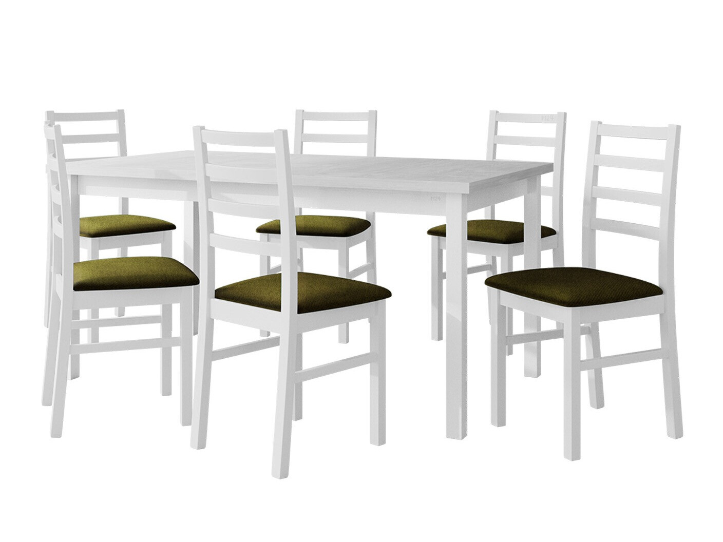 Set sala da pranzo Victorville 307 (Bianco)
