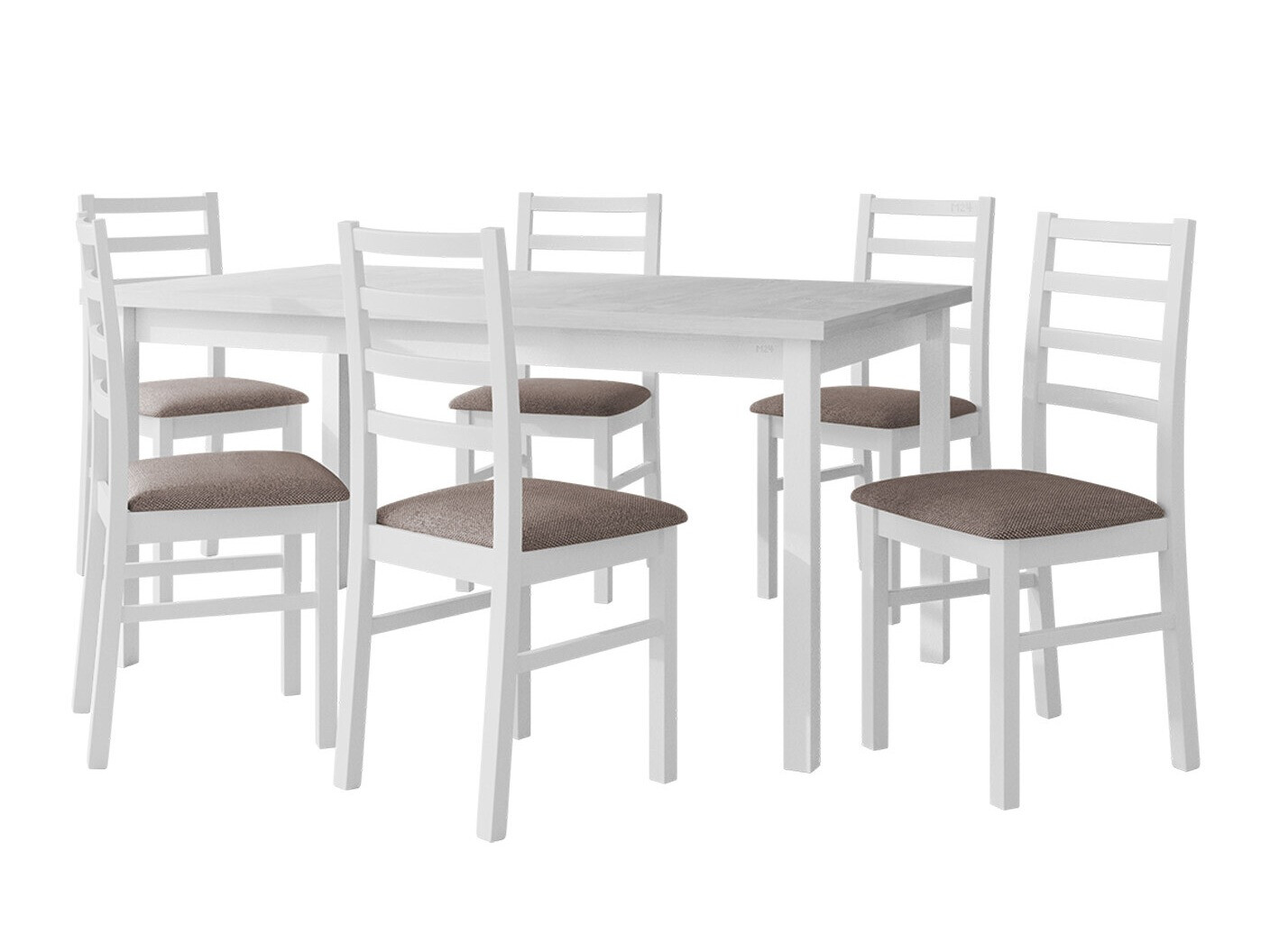 Set sala da pranzo Victorville 307 (Bianco)