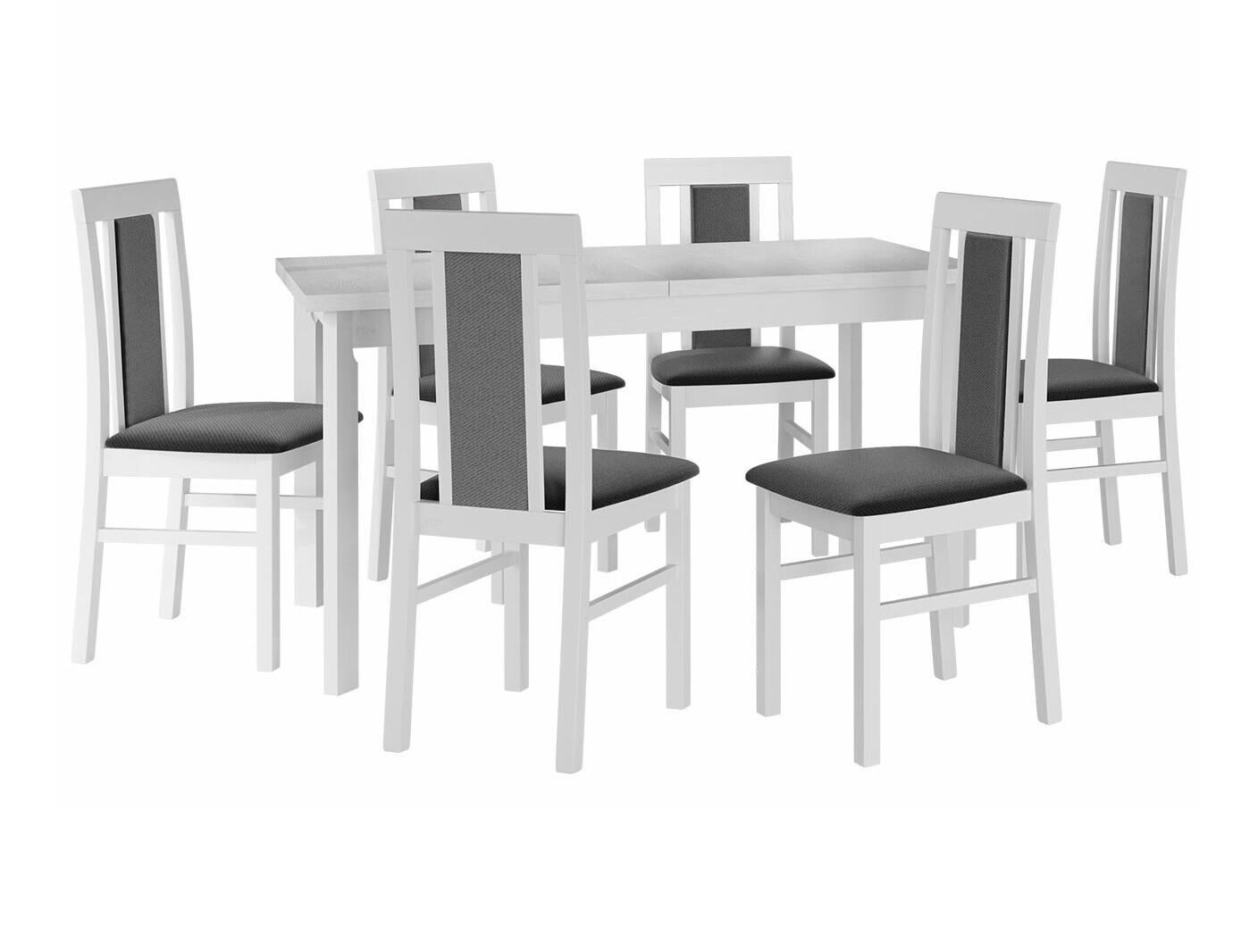 Set sala da pranzo Victorville 315 (Bianco)