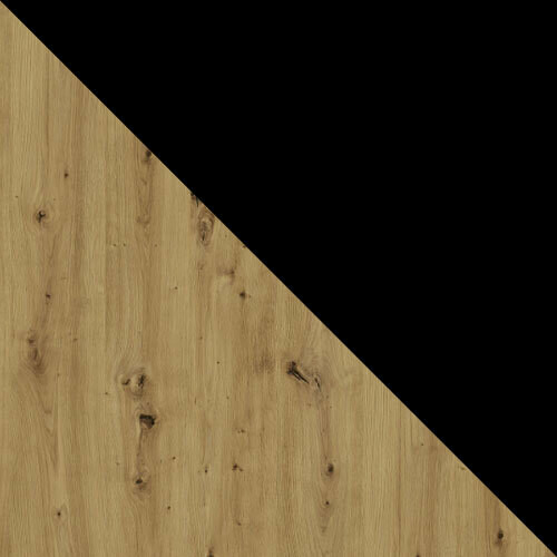 Set sala da pranzo Victorville 316 (Nero)