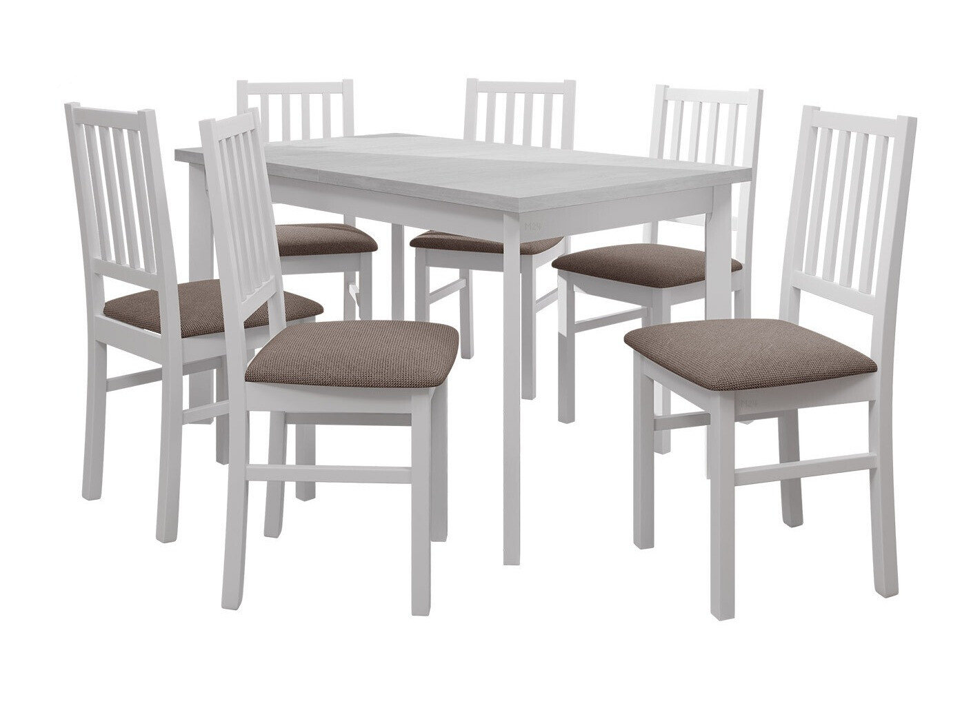 Set sala da pranzo Victorville 320 (Bianco)