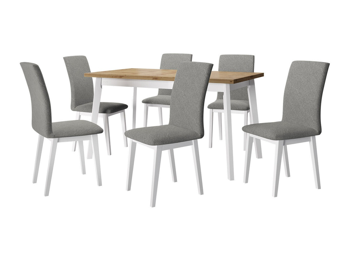 Set sala da pranzo Victorville 321 (Bianco)