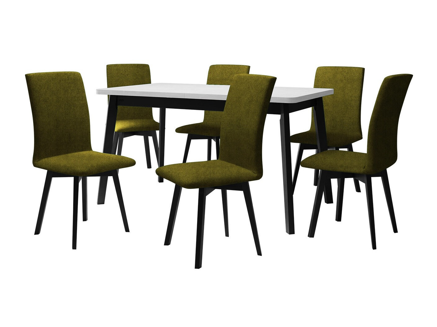 Set sala da pranzo Victorville 323 (Nero)