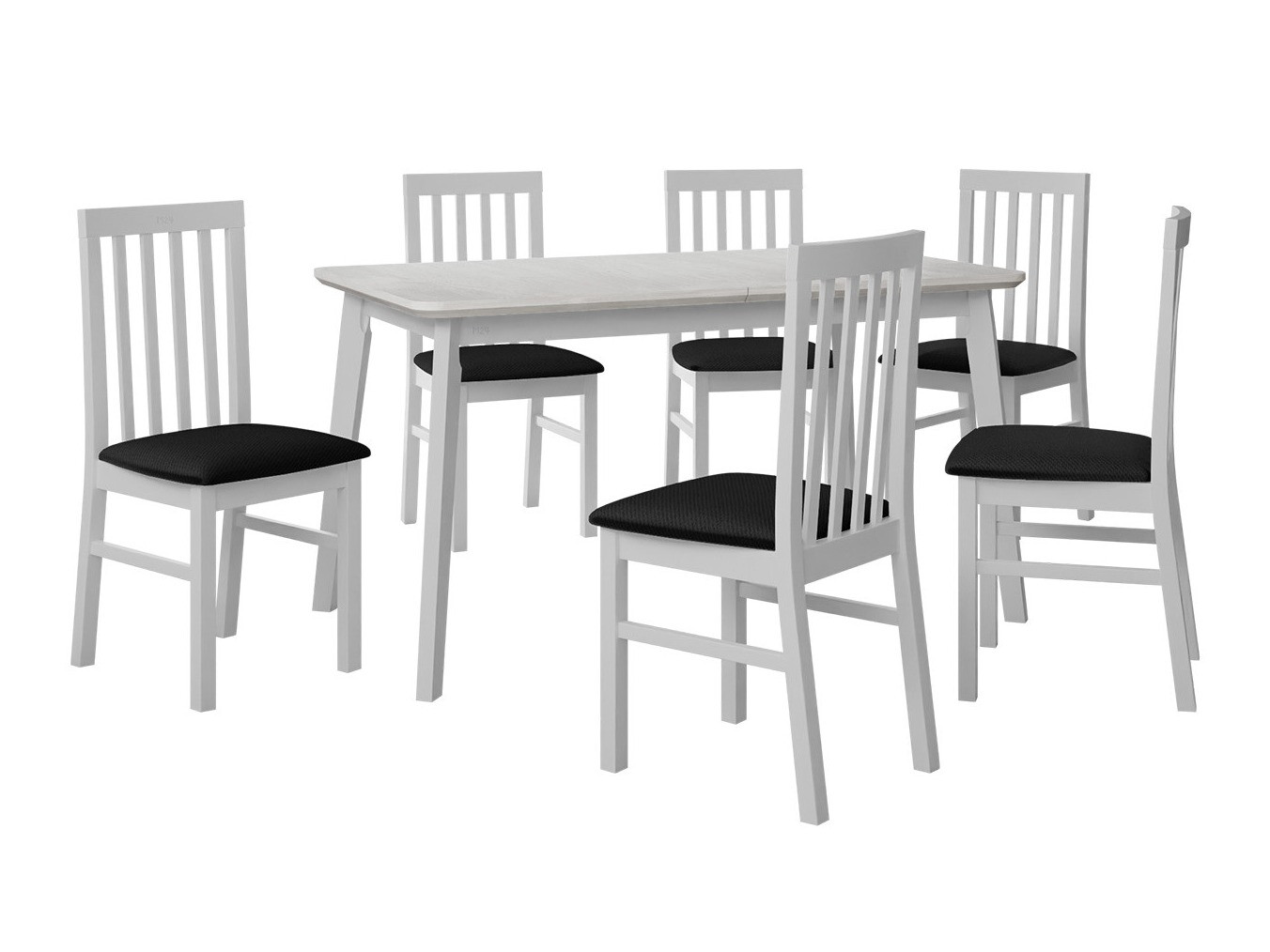 Set sala da pranzo Victorville 267 (Bianco)