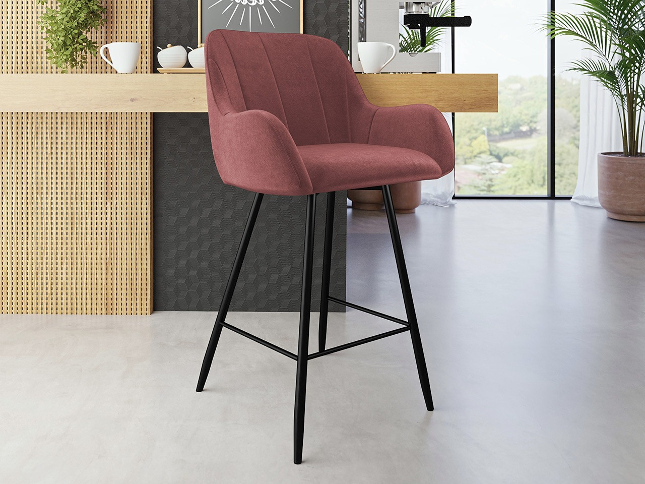 Sgabello da bar Jackson 102 (Magic Velvet 2258)