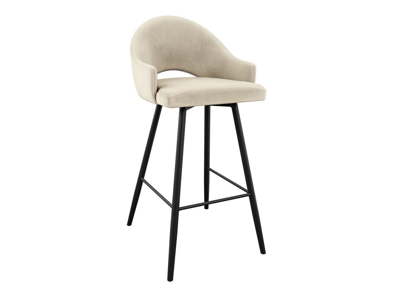 Sgabello da bar Jackson 103 (Nero + Magic Velvet 2250)