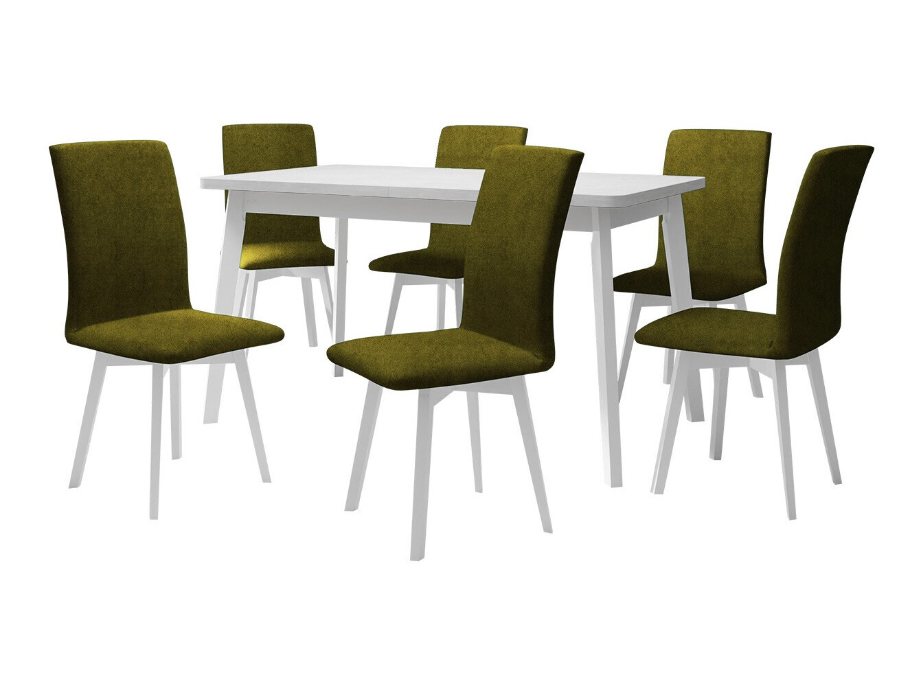 Set sala da pranzo Victorville 335 (Bianco)