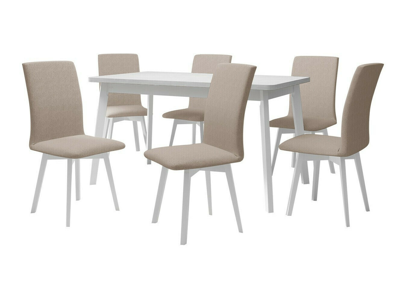 Set sala da pranzo Victorville 335 (Bianco)
