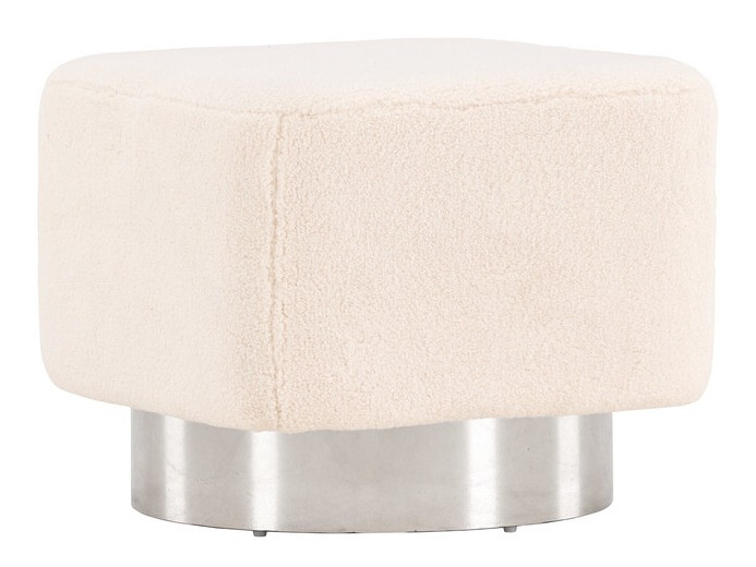 Pouf Dallas 4219 (Nocciola + Argento)