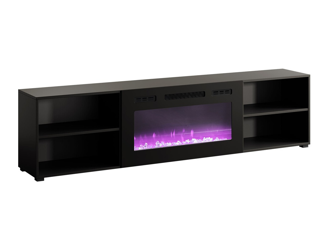 Mobile porta TV Charlotte 191 (Nero)