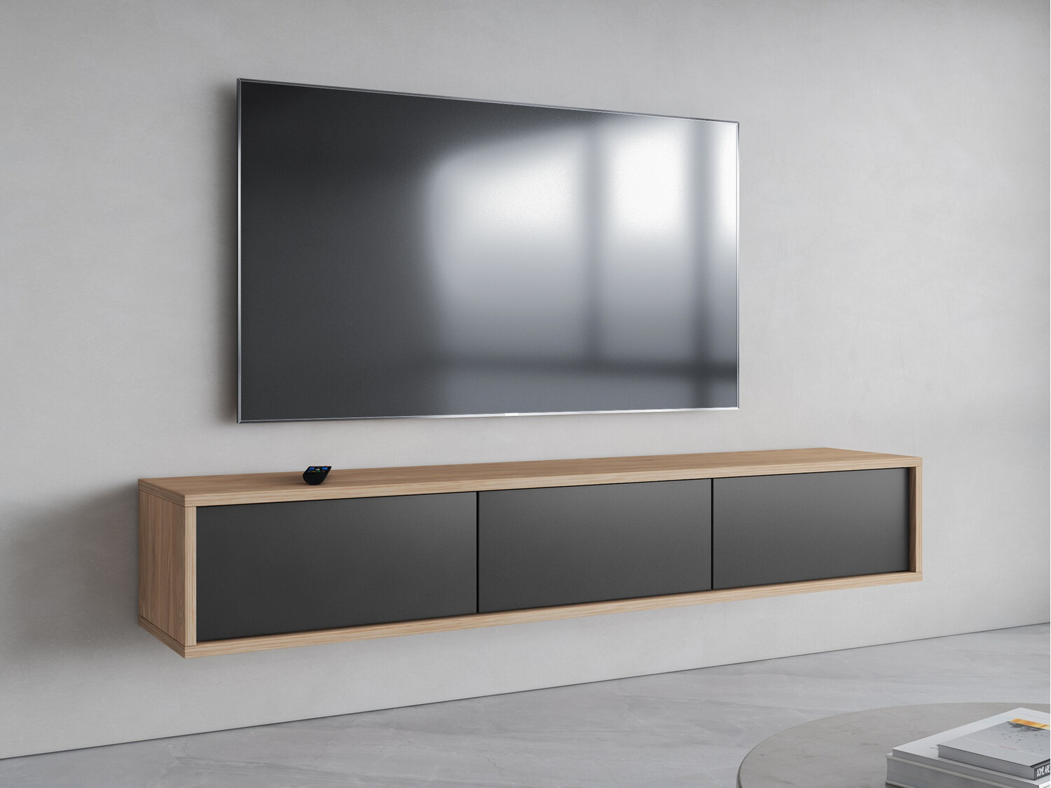 Mobile porta TV Austin 324 (Quercia + Antracite)