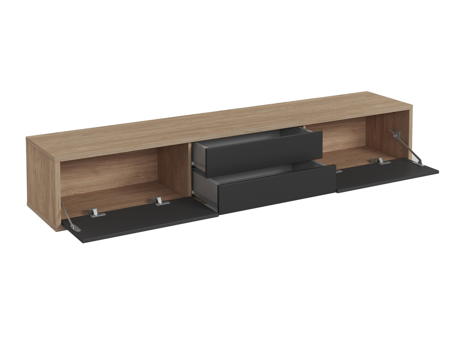 Mobile porta TV Austin 325 (Quercia + Antracite)