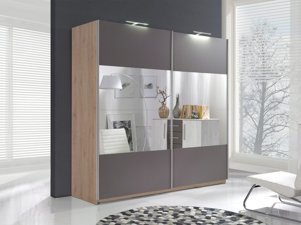 Armadio Murrieta 136 (Quercia sanremo + Grigio)